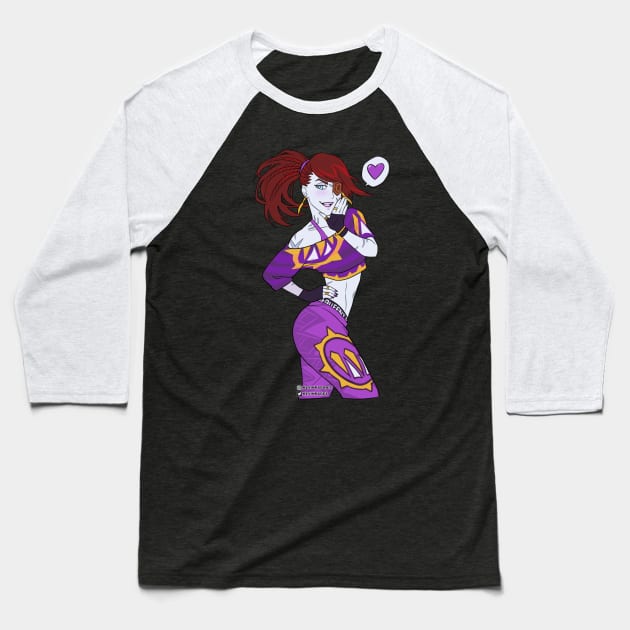 D2 Hip Petra Baseball T-Shirt by fallerion